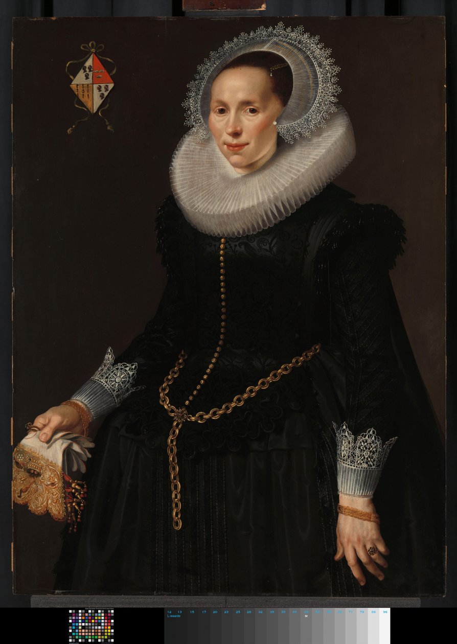 Porträtt av Johanna borgmästare (ca 1601-60) av Nicolaes Eliasz Pickenoy
