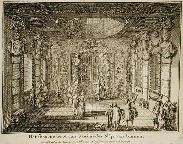 Ganimedes grotta (gravyr) av Nicolaes Jansz  Visscher