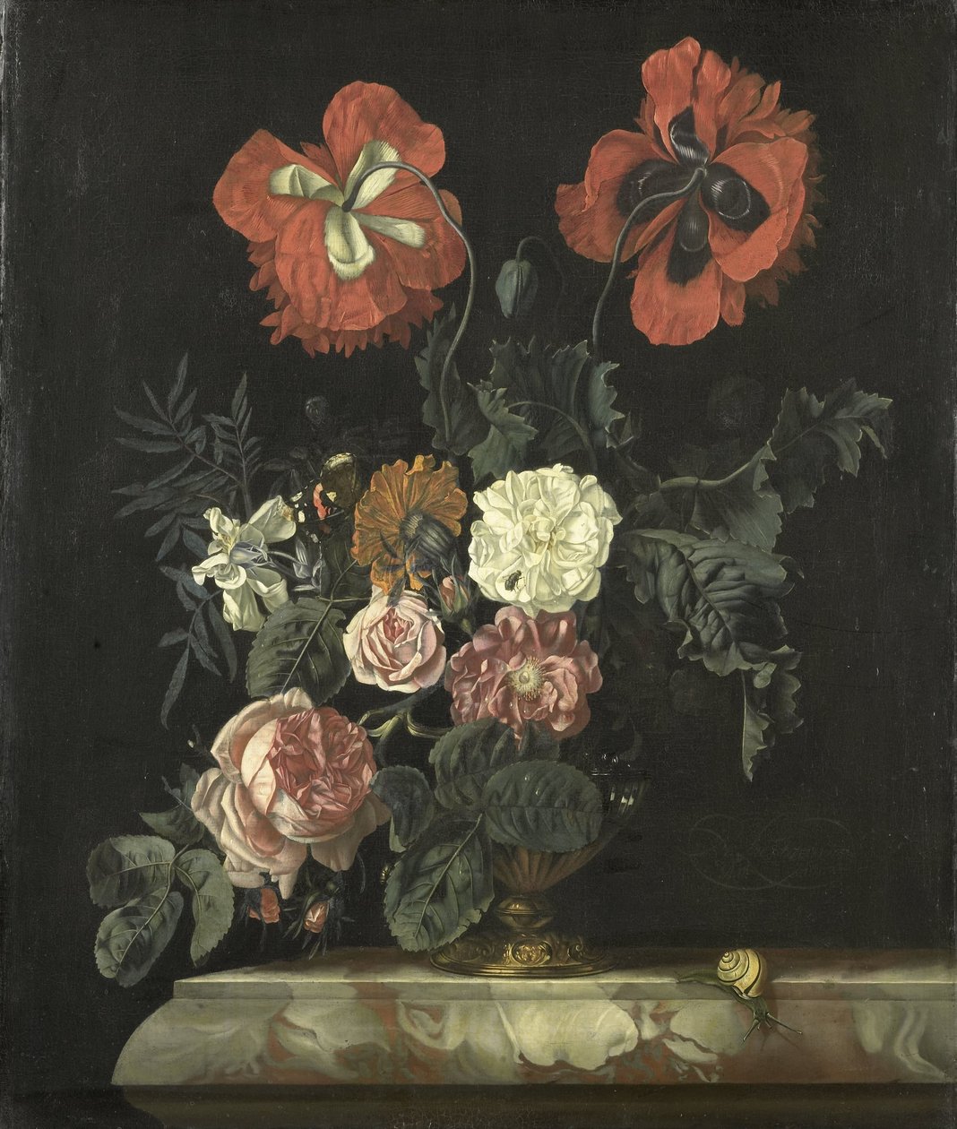Stilleben med blommor av Nicolaes Lachtropius