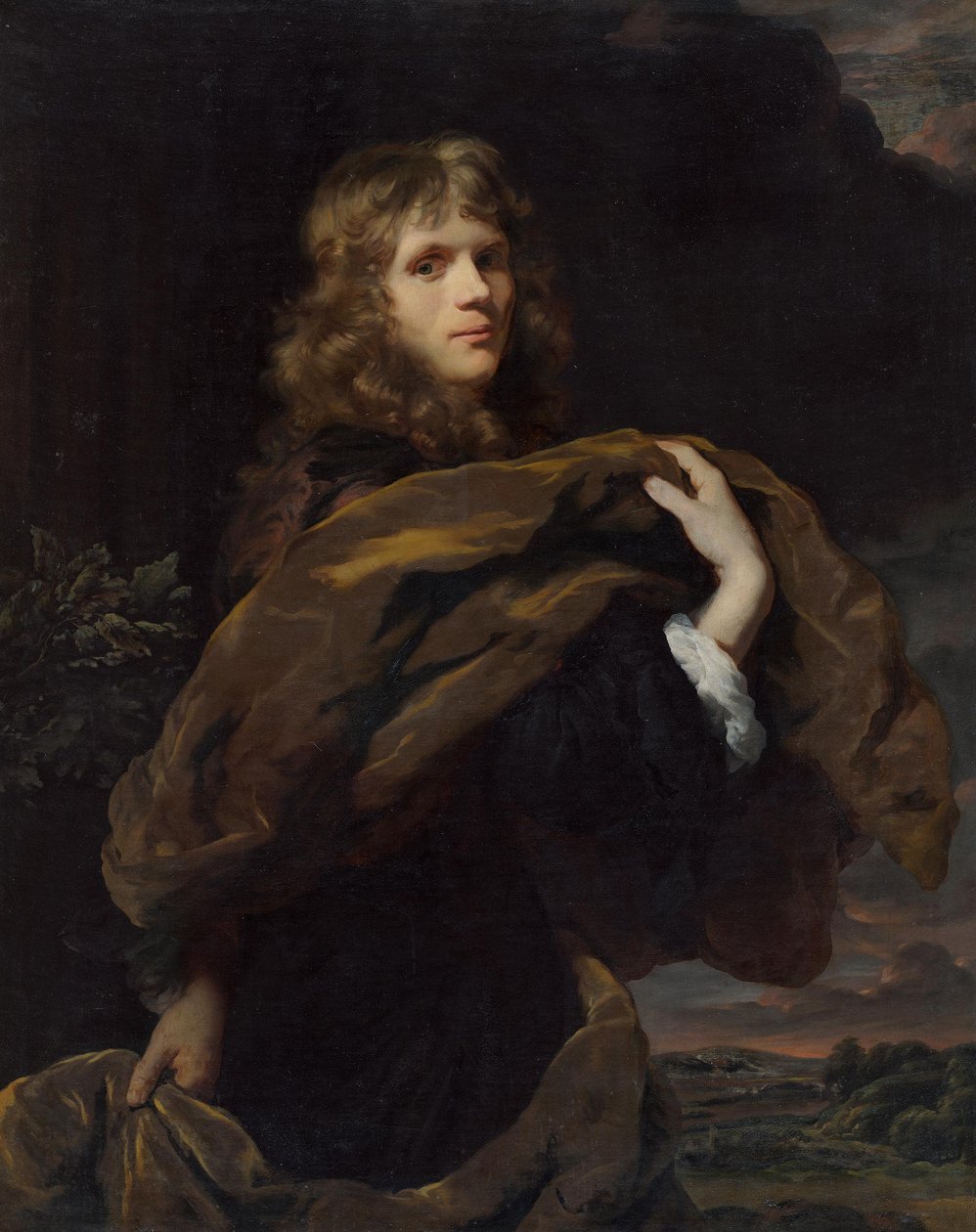Porträtt av en ung herre av Nicolaes Maes