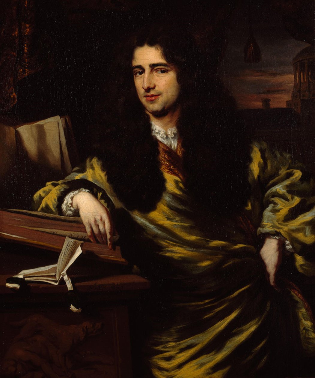 Cornelis Munter (1652-1708) av Nicolaes Maes