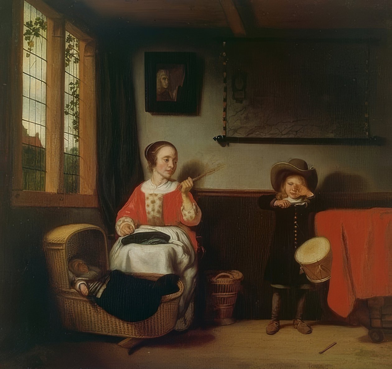 Den stygga trummisen av Nicolaes Maes