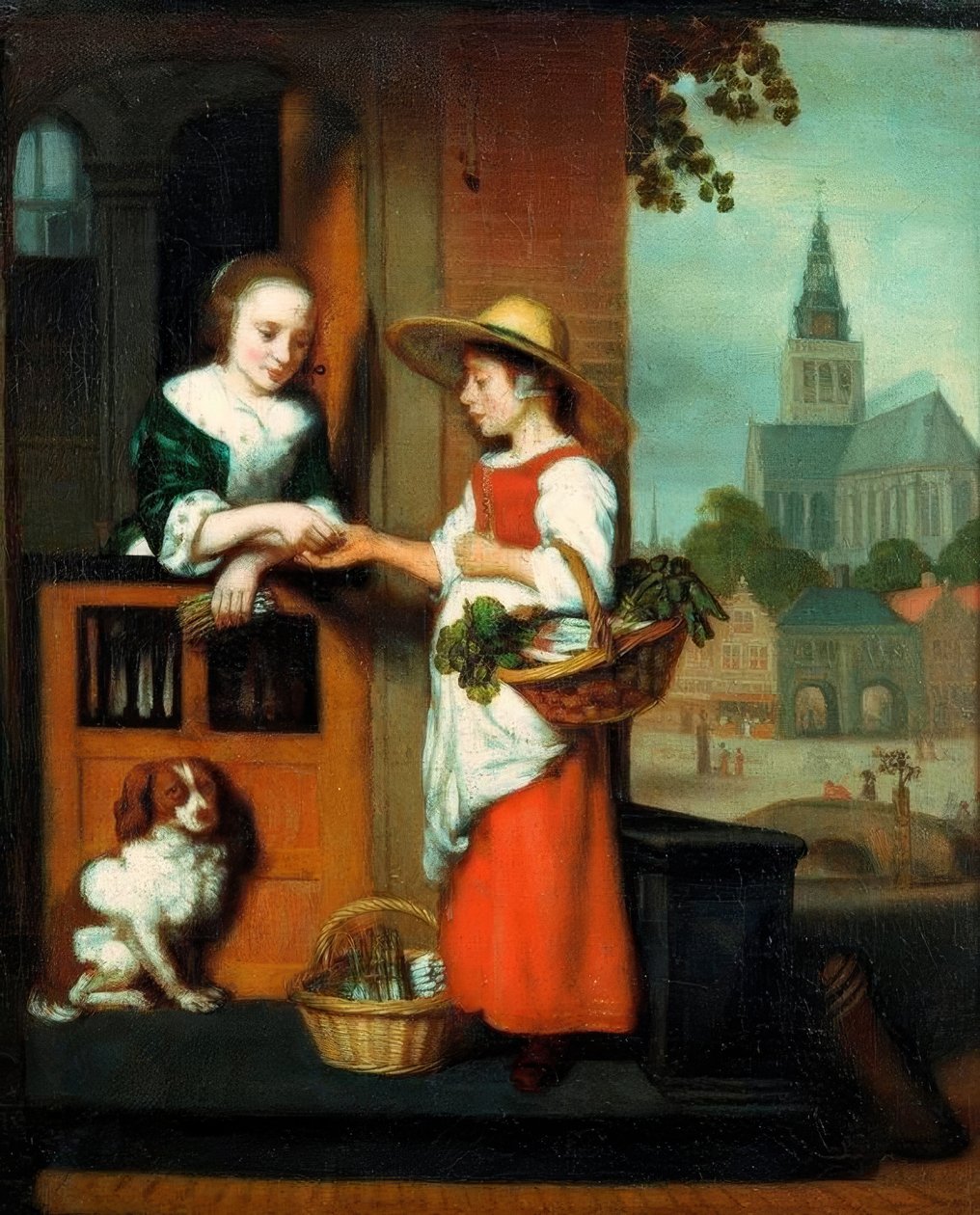 Grönsaksförsäljaren av Nicolaes Maes