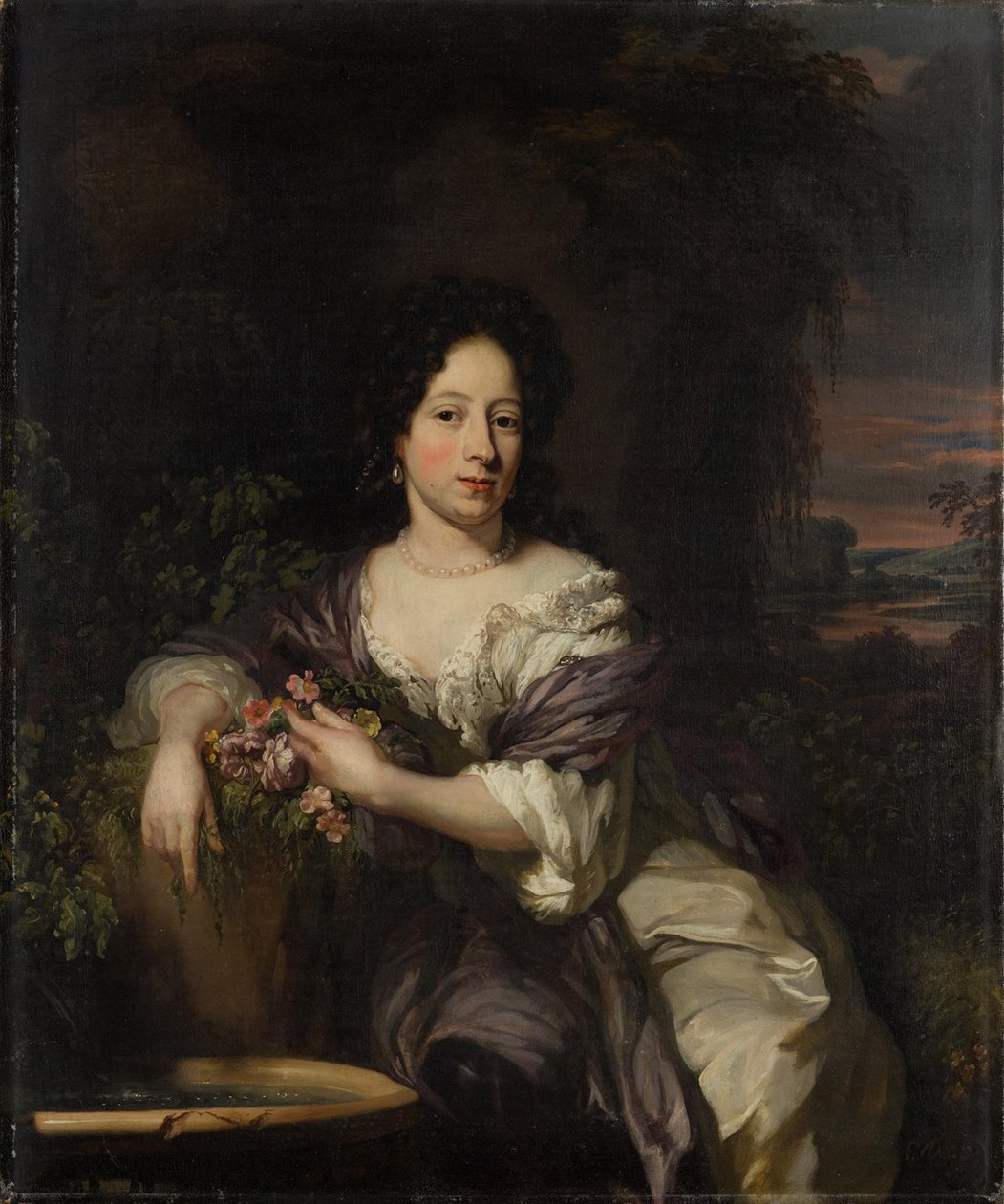 Madelena de la Court (1662-1712) av Nicolaes Maes