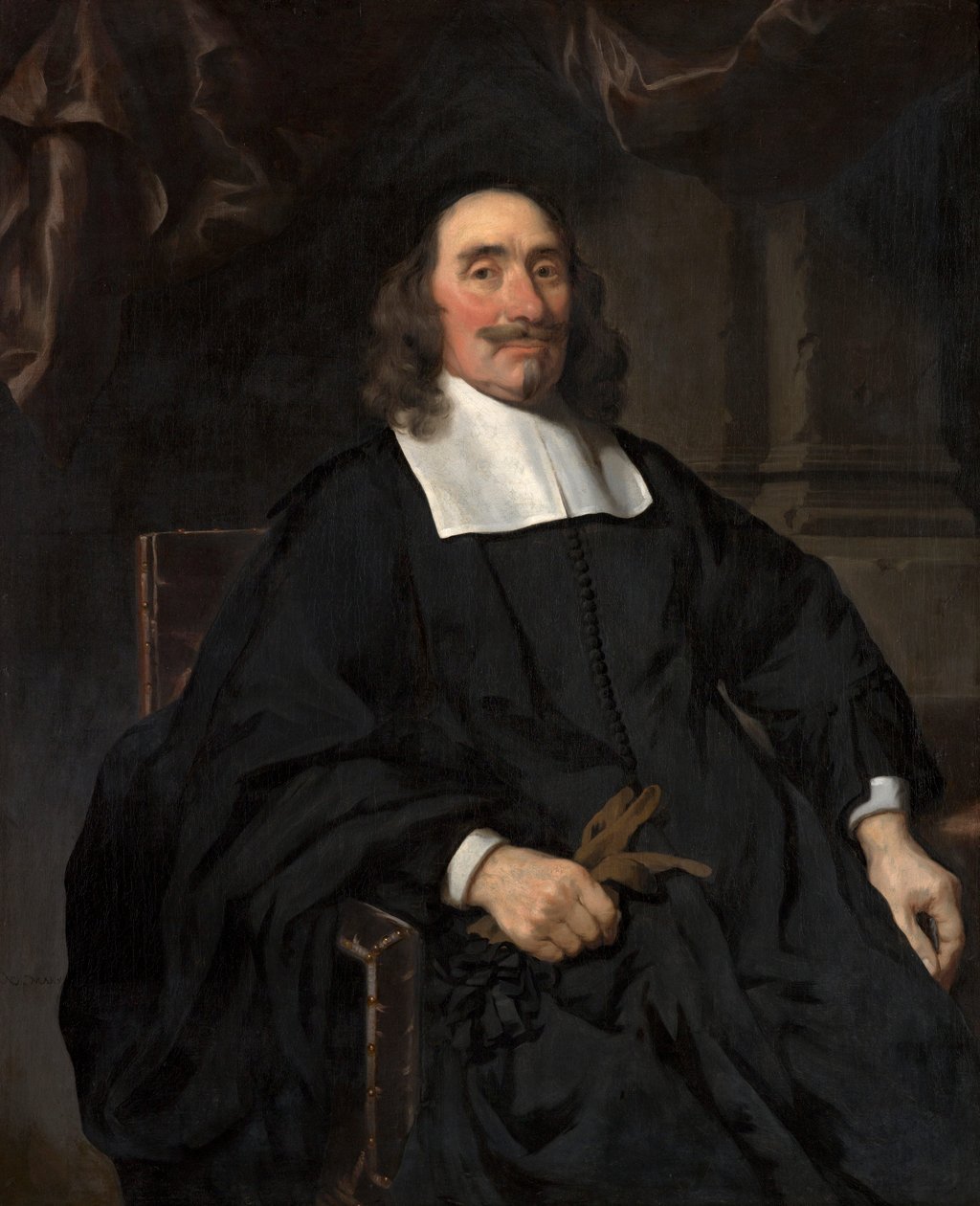 Porträtt av en herre av Nicolaes Maes