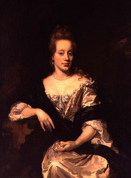 Porträtt av en dam, ca 1675 (olja på duk) av Nicolaes Maes