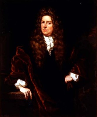Porträtt av en gentleman i en brun kappa (olja) av Nicolaes Maes