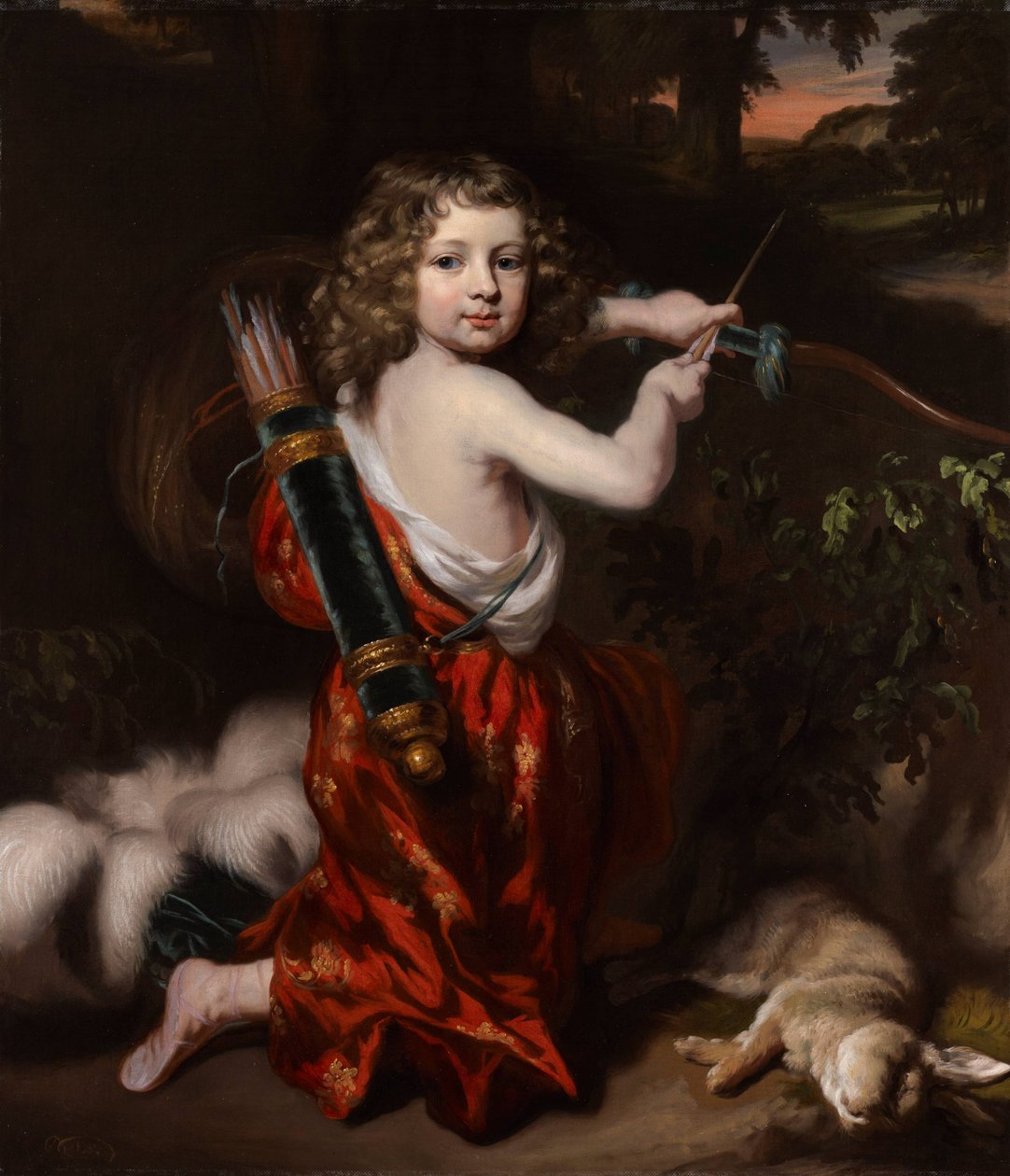 Porträtt av en okänd pojke av Nicolaes Maes