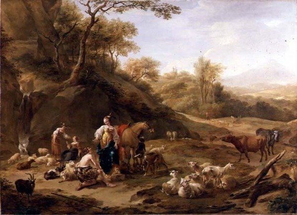 "Granida och Daifilo" av Nicolaes Pietersz. Berchem