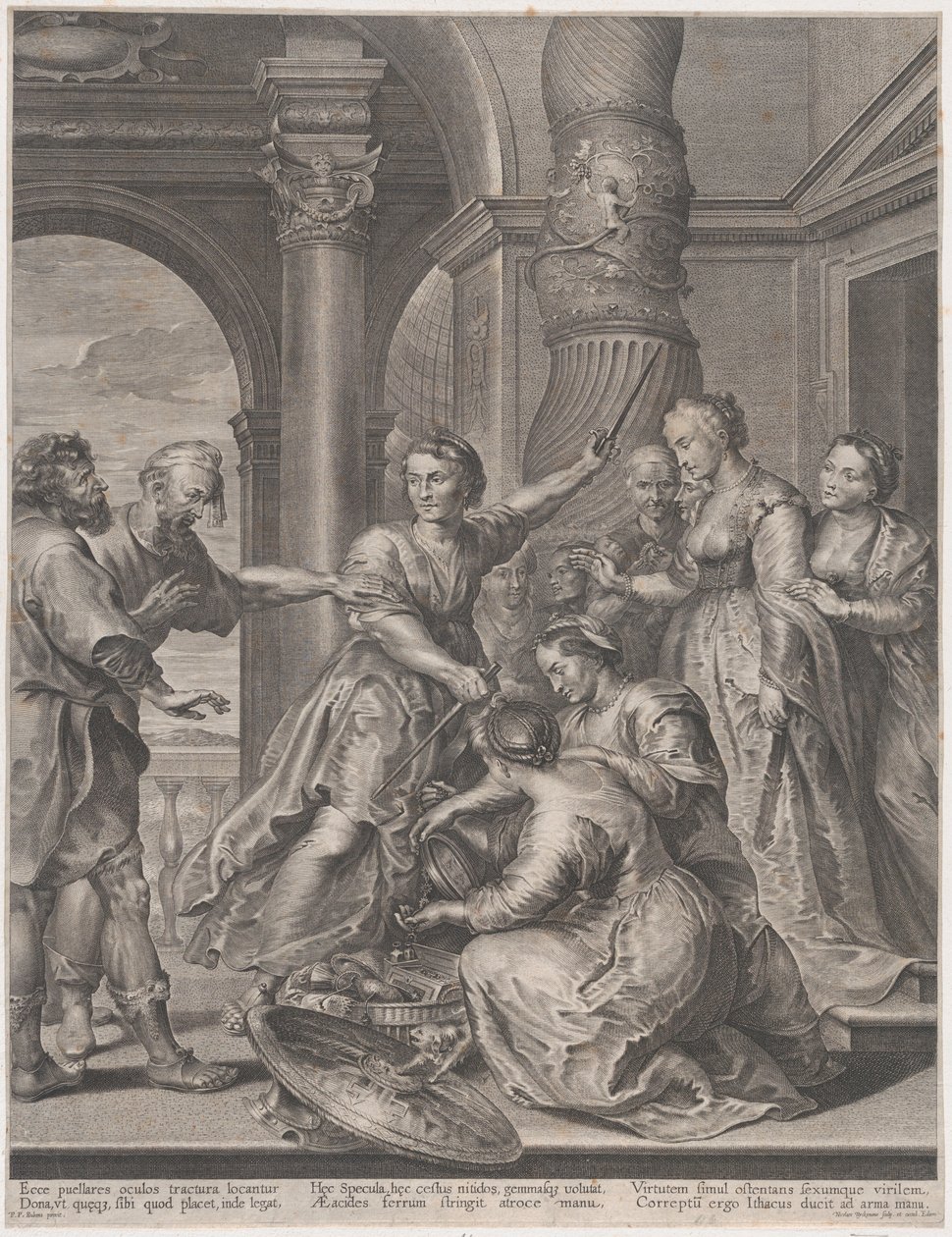 Akilles och Lycomedes döttrar, ca. 1620-26., ca. 1620-26. av Nicolaes Ryckmans