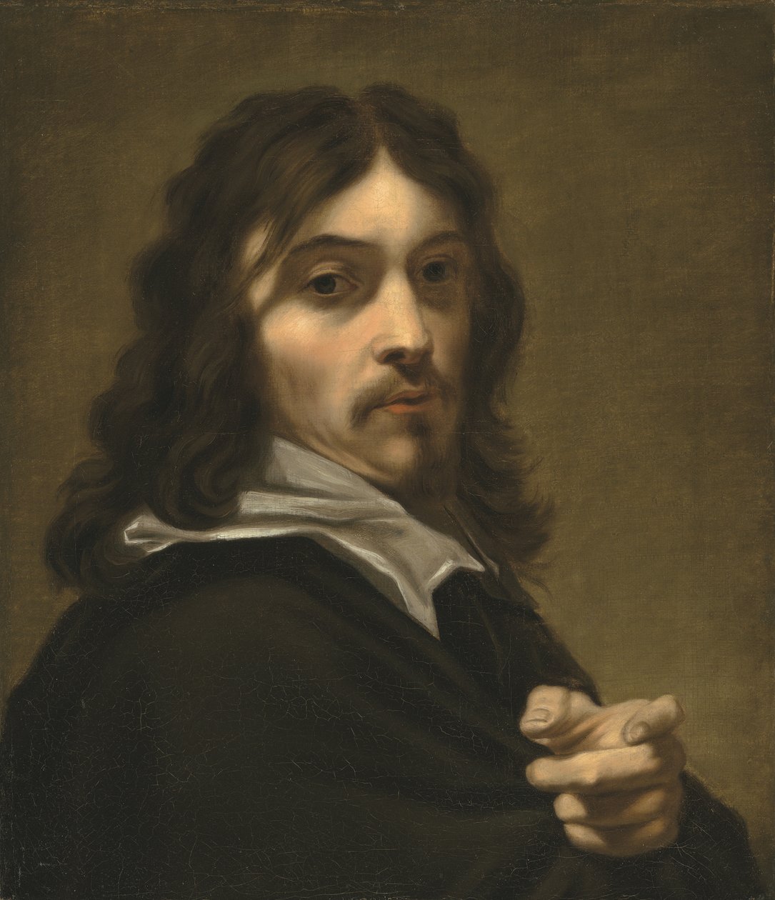 Porträtt av Georg Pfründt (1603-1663), bystlängd (olja på duk) av Nicolaes Van Helt Stockade