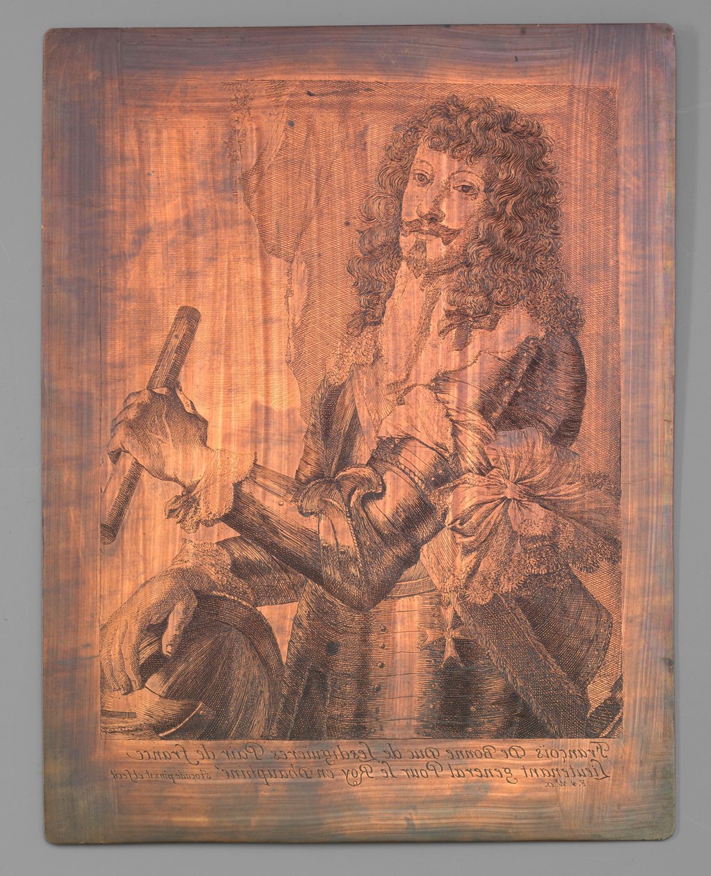 Porträtt av Duc de Lesdiguières François de Bonne av Nicolaes Van Helt Stockade