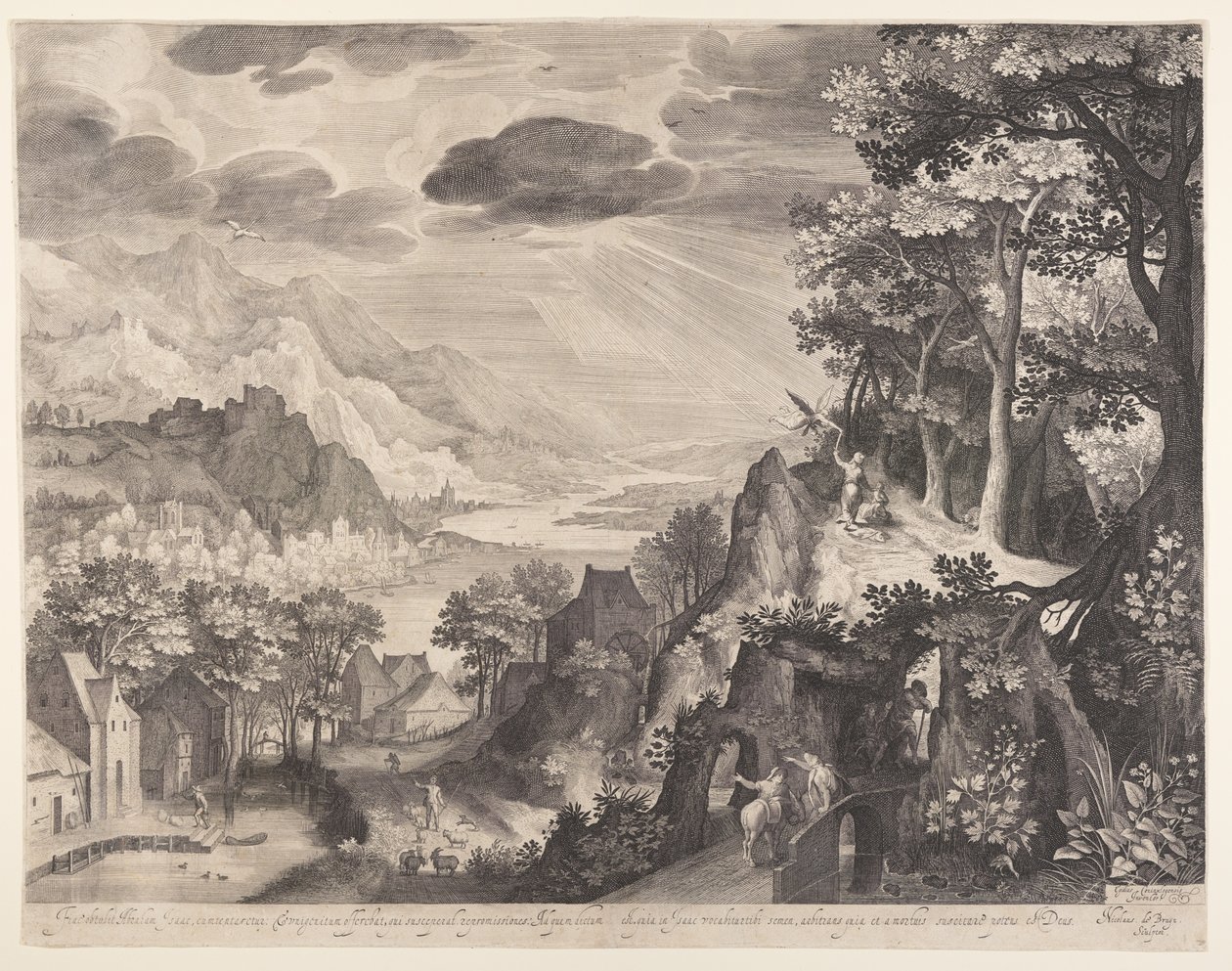 Abrahams uppoffring av Nicolaes de Bruyn