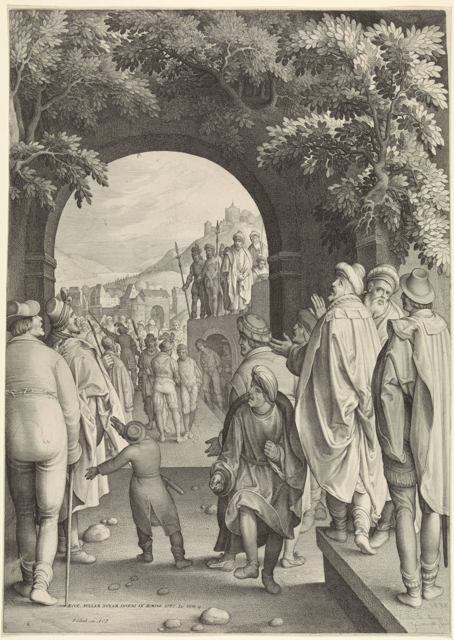 Ecce Homo Passion of Christ (serietitel) av Nicolaes de Bruyn