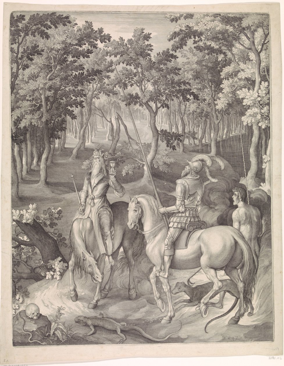 Riddare, död och djävul av Nicolaes de Bruyn