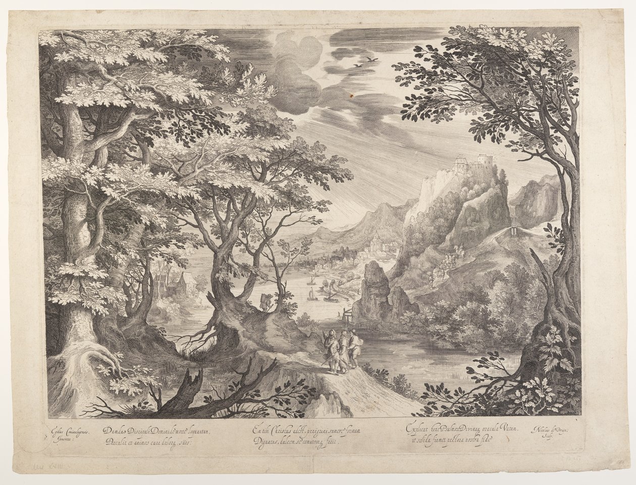 Lärjungarna på väg till Emmaus av Nicolaes de Bruyn