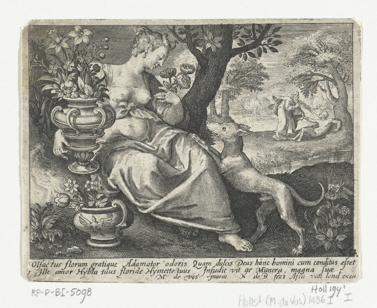 luktsinne Fem sinnen (serietitel) av Nicolaes de Bruyn