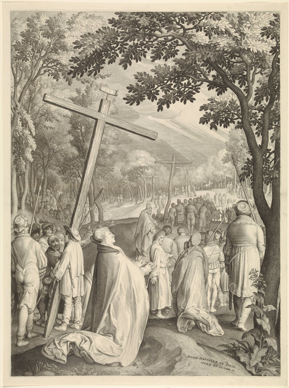 Svettduk från Veronica Passion of Christ (serietitel) av Nicolaes de Bruyn