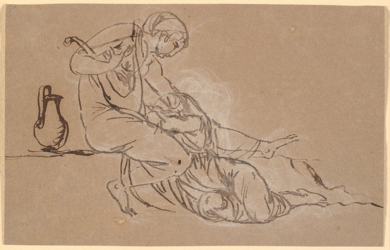 Sappho och Mytilene av Nicolai Abildgaard