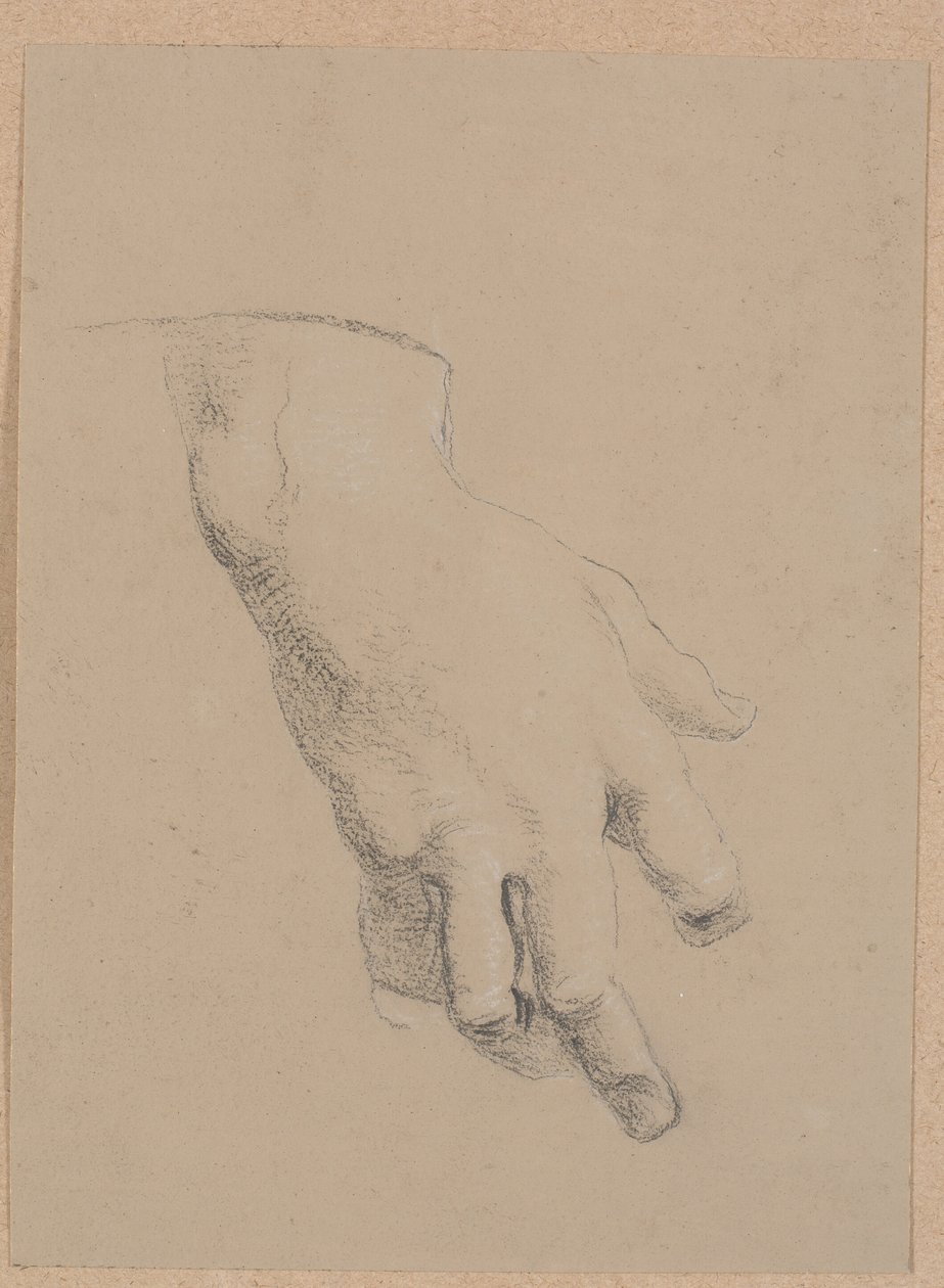 Studie av en hand av Nicolai Abildgaard