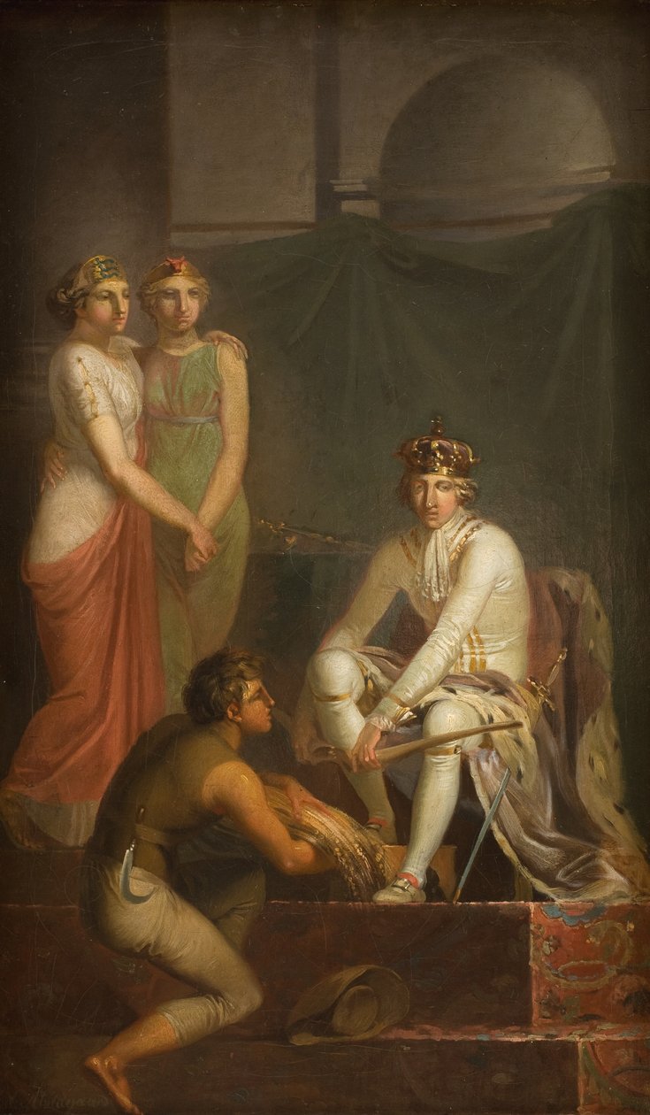 Tillskrivningens avskaffande 1788 av Nicolai Abildgaard