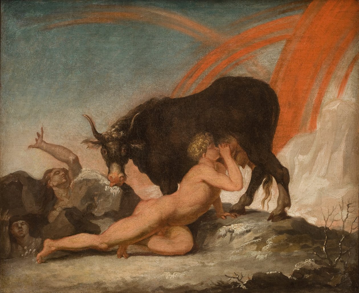 Ymir diar kon Audhumla av Nicolai Abildgaard