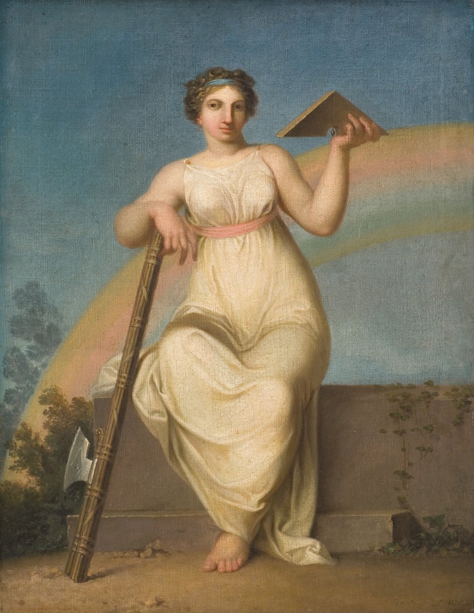 Juridik. Allegorisk figur, 1800. av Nicolai Abraham Abildgaard