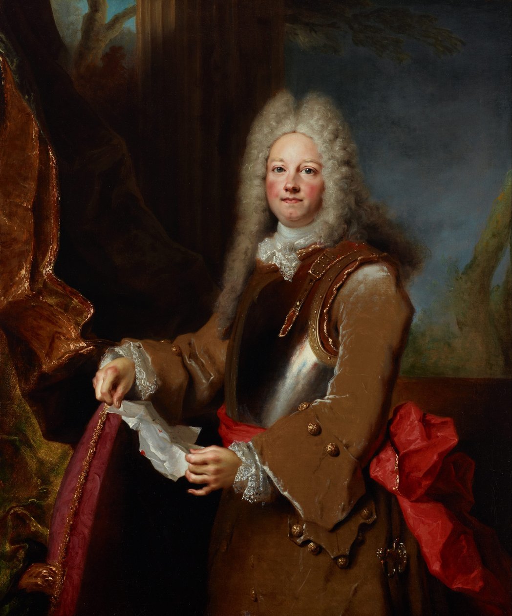 Portrait of an officer av Nicolas de Largillière