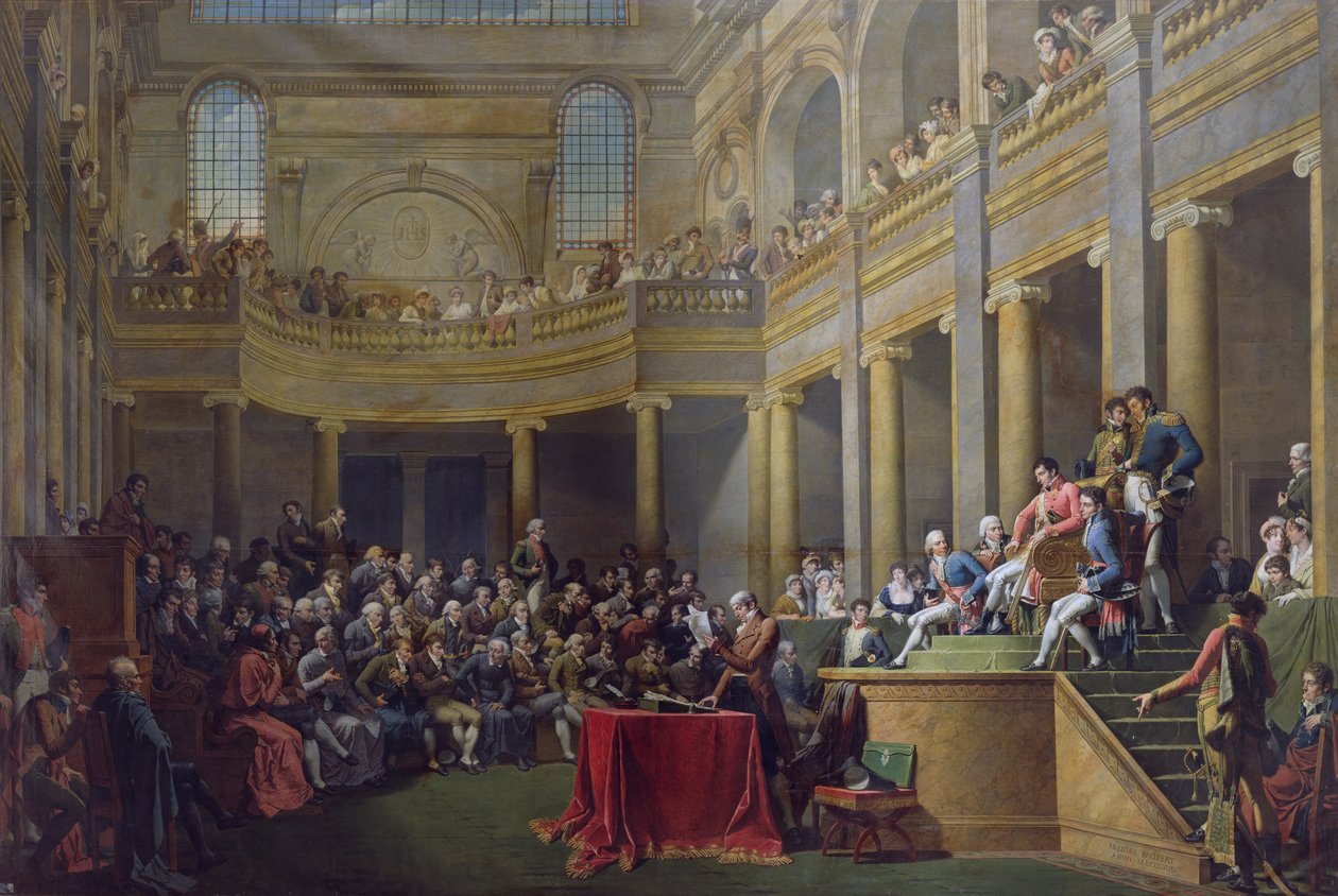 Kommittén i Lyon, 26 januari 1802, 1808 av Nicolas Andre Monsiau