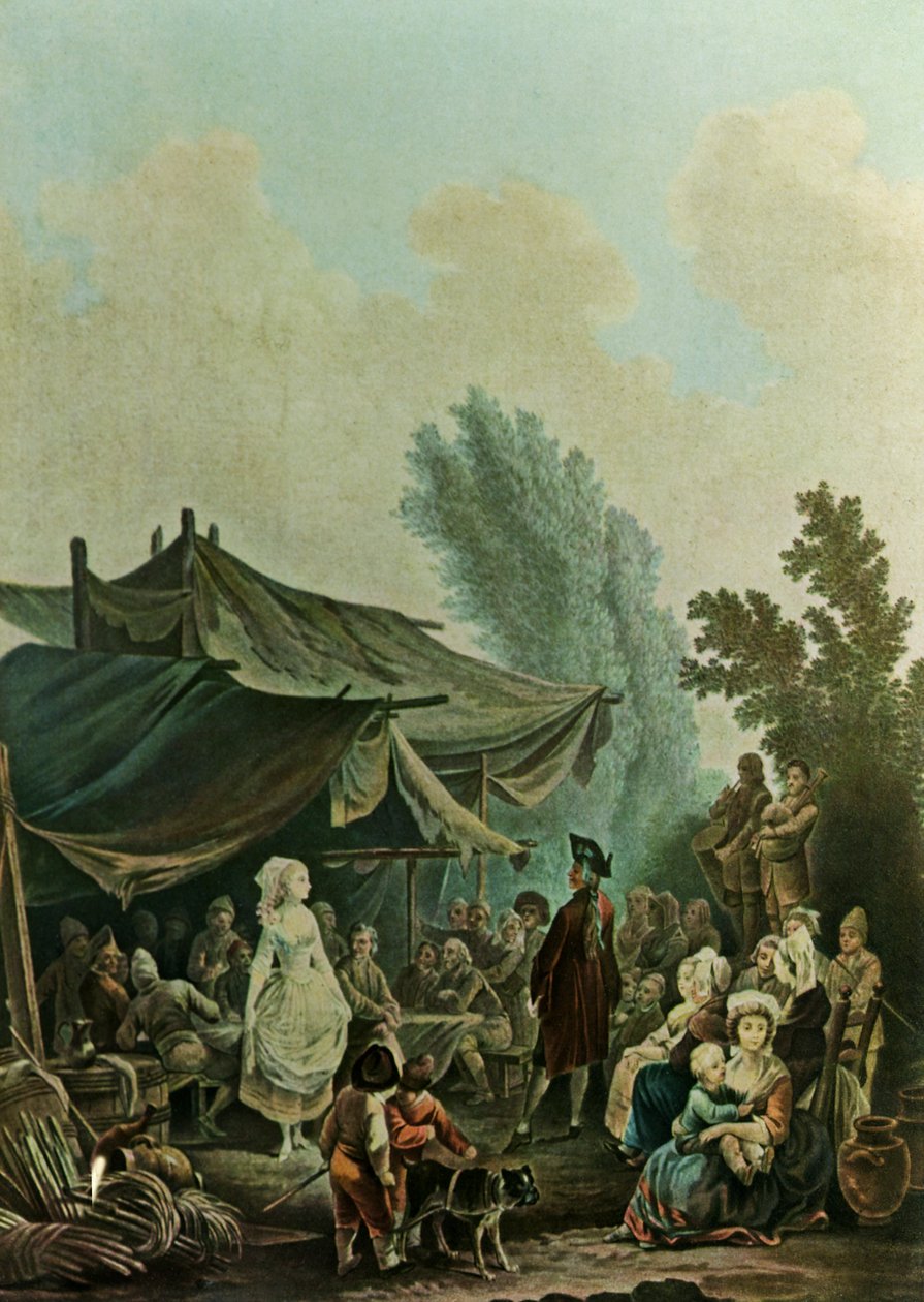 Byns bröllop av Nicolas Antoine Taunay