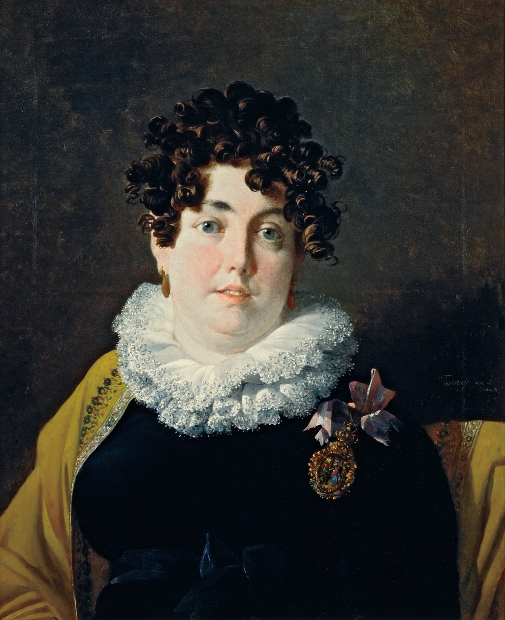 Portrait of the Marquise of Belas av Nicolas Antoine Taunay