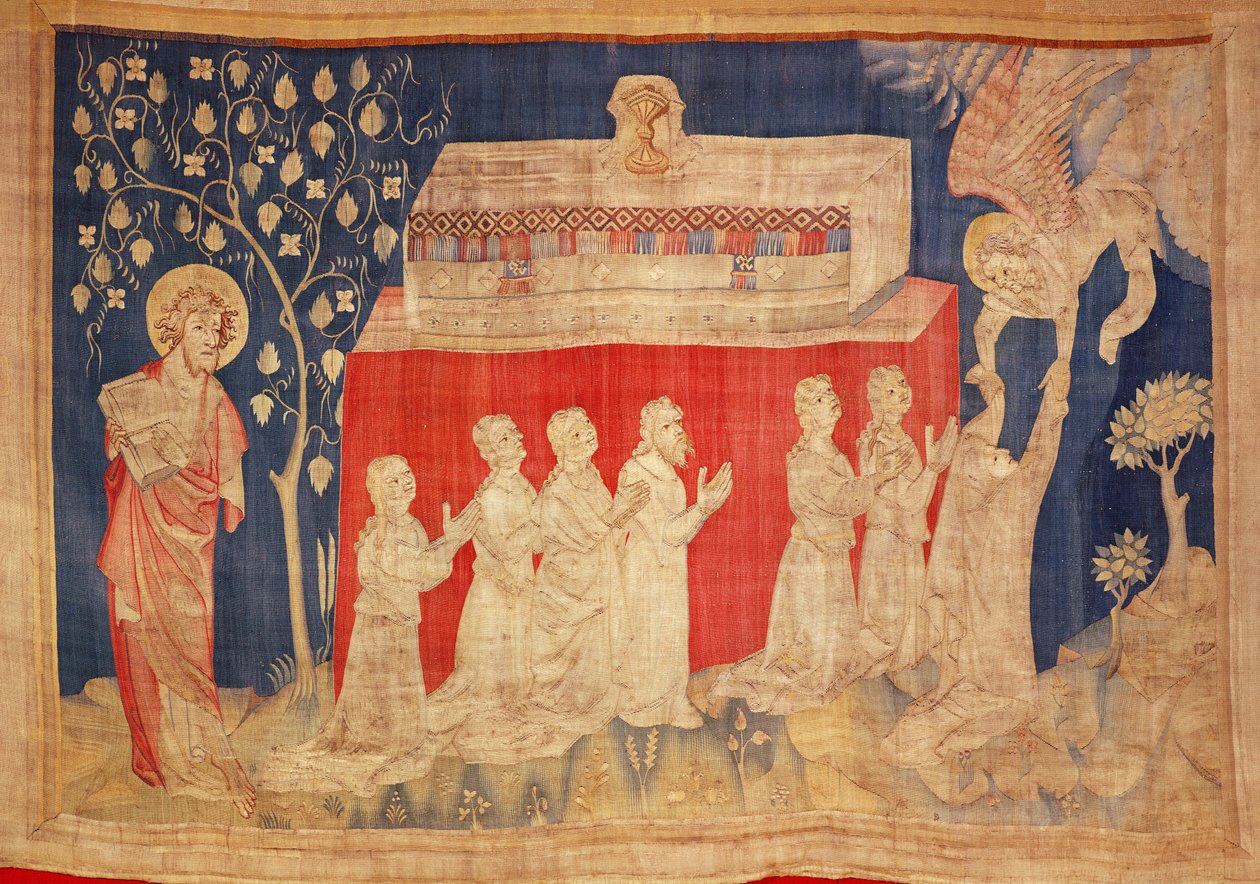 Souls of the Martyrs, från Apocalypse Tapestry of Angers, 1373-87 (gobeläng) av Nicolas Bataille