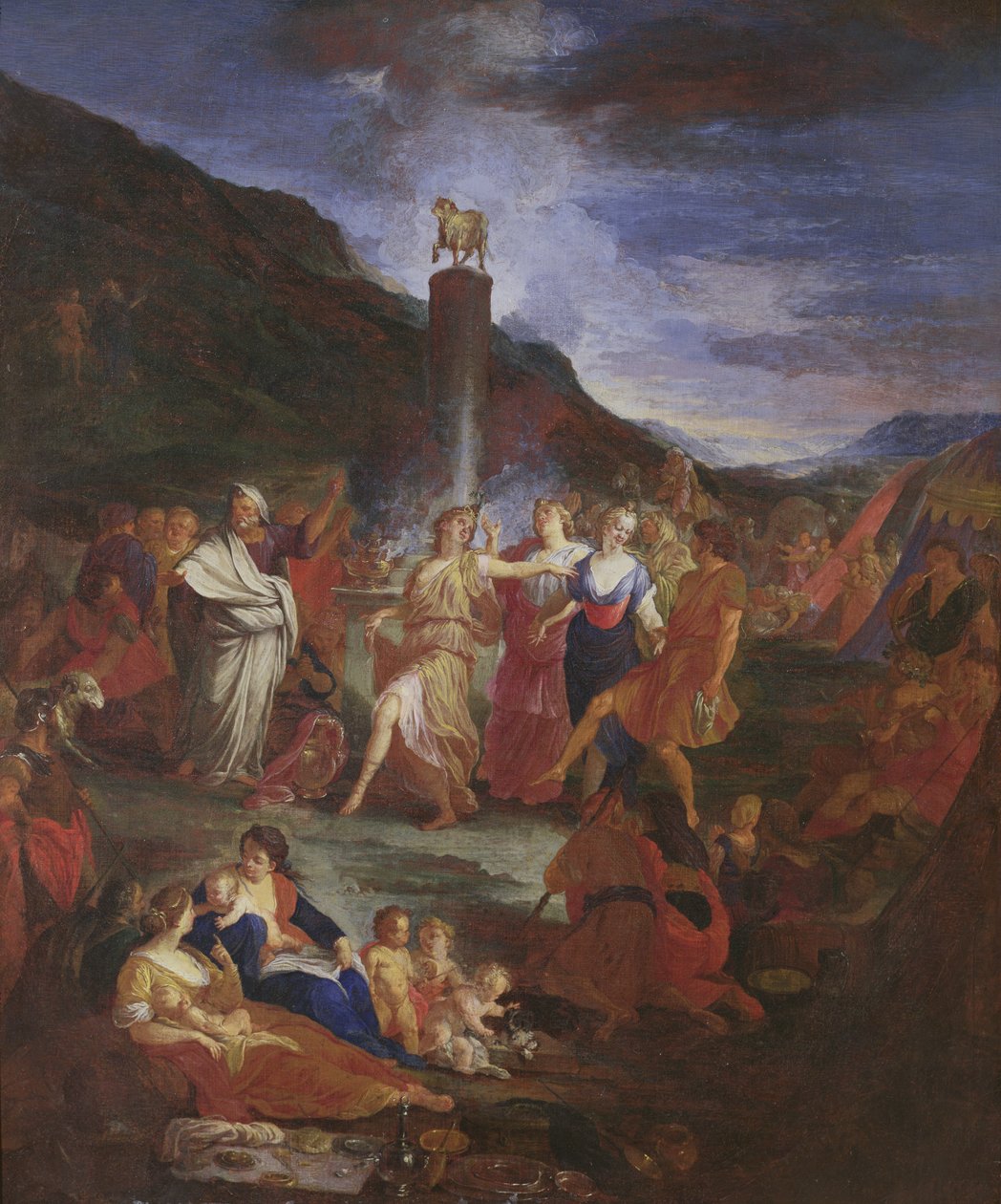 Tillbedjan av den gyllene kalven av Nicolas Bertin