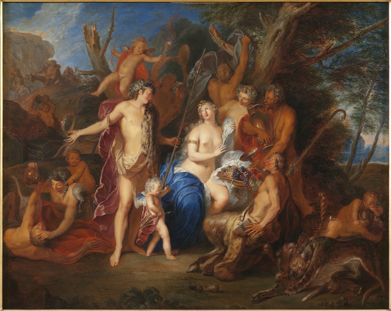 Bacchus och Ariadne, 1710-20 av Nicolas Bertin