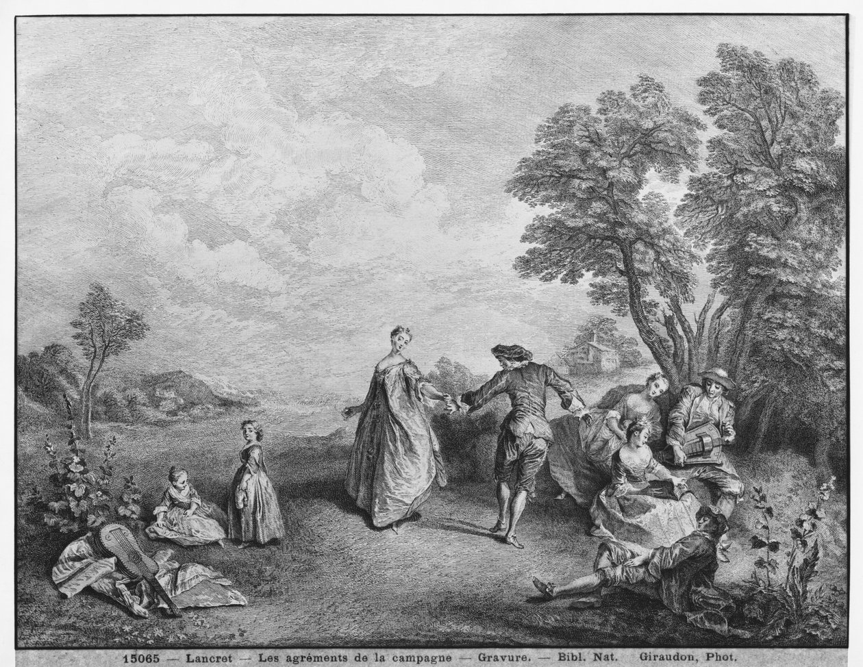 Landsbygdens nöjen av Nicolas Lancret