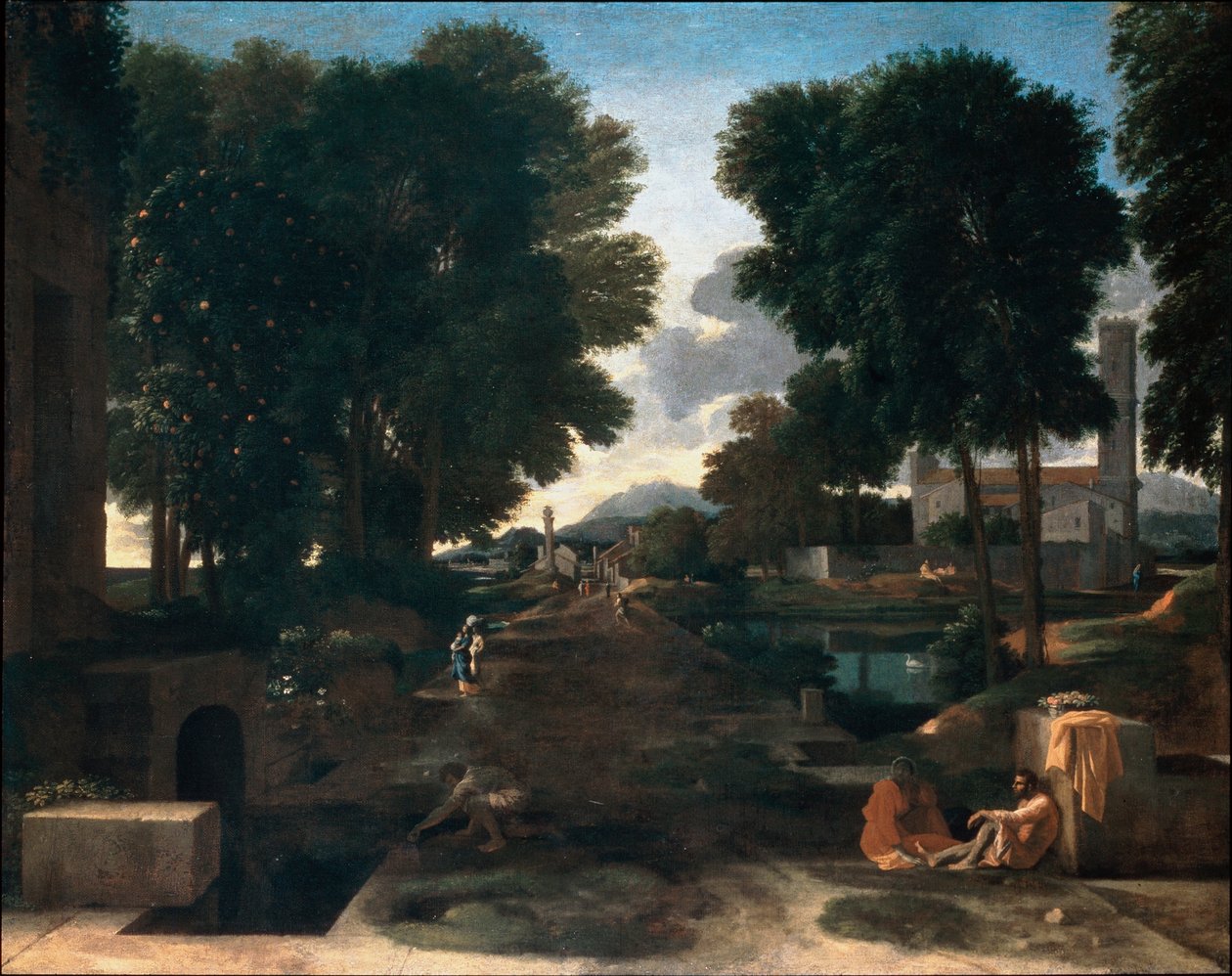A Roman Road av Nicolas Poussin