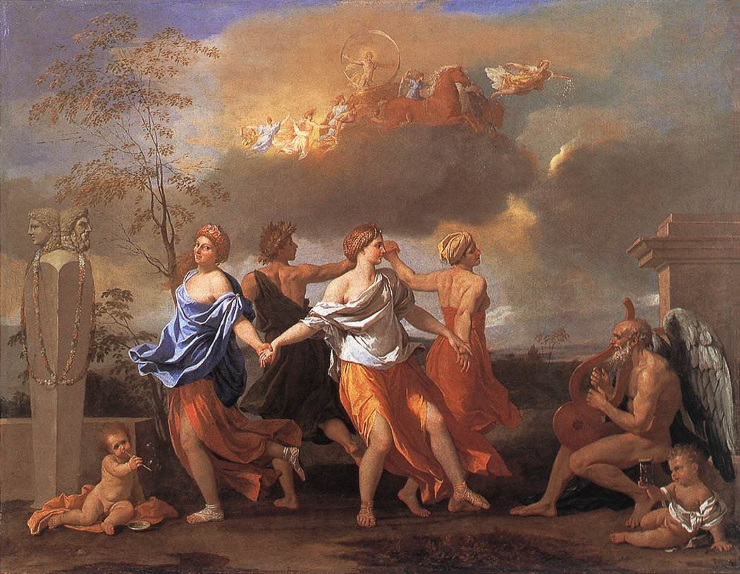 Dance to the Music of Time av Nicolas Poussin