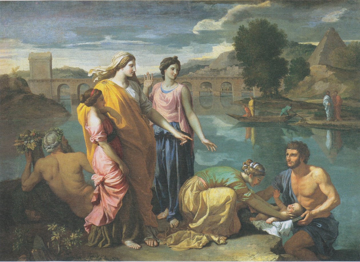 Att hitta Moses av Nicolas Poussin