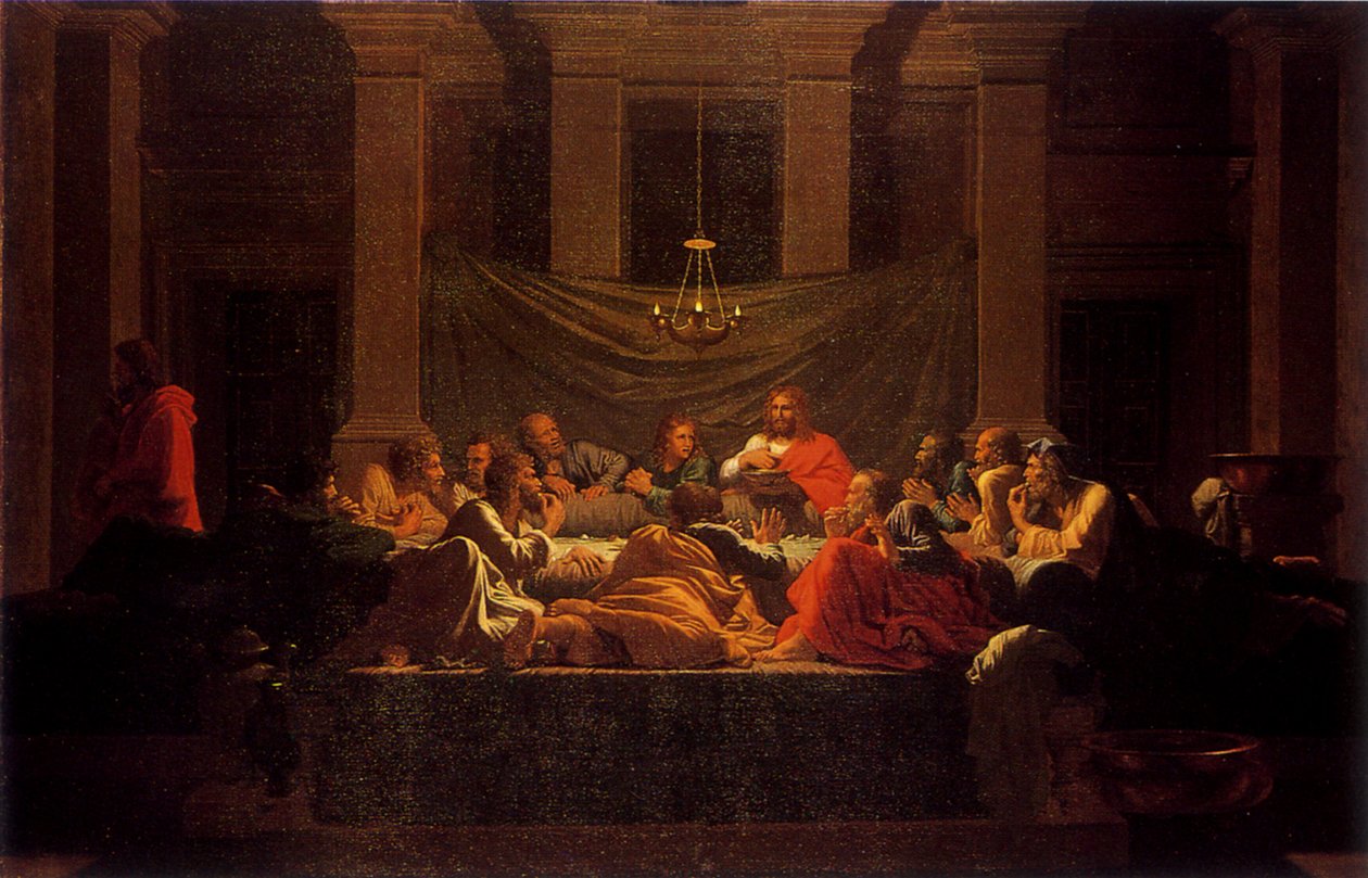 Holy Eucharist II av Nicolas Poussin