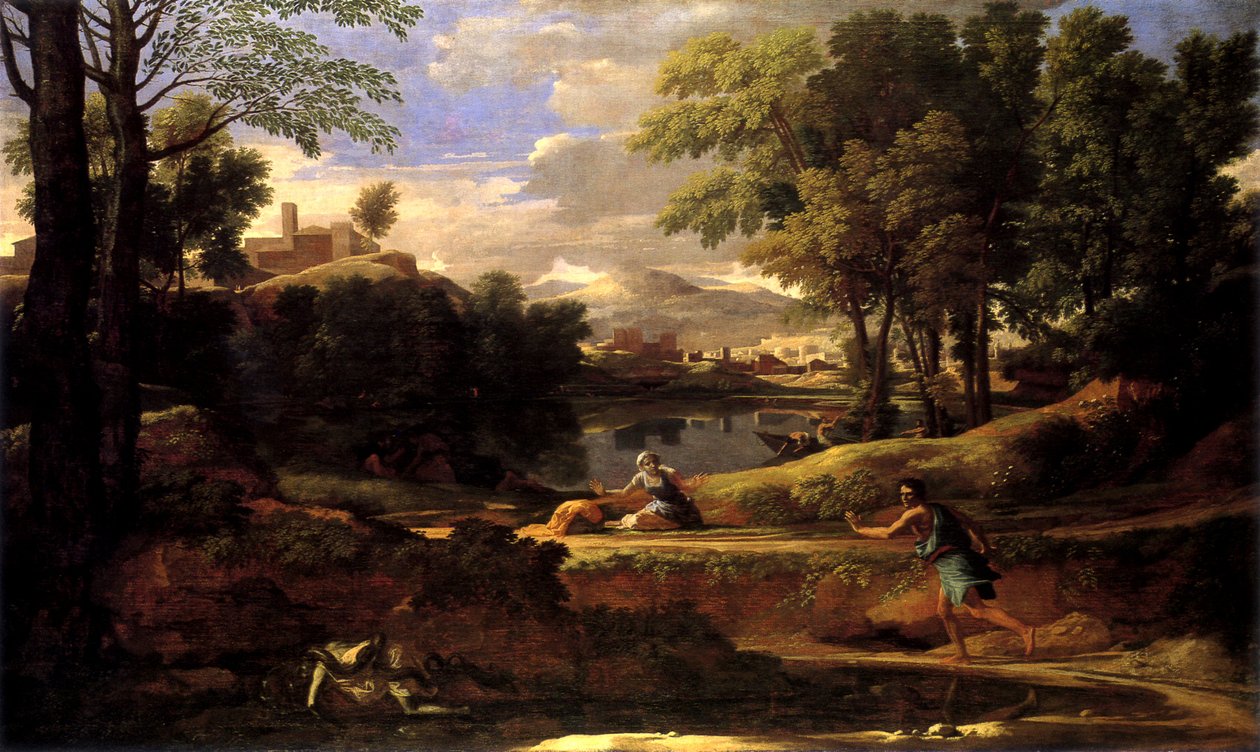 Landscape-with-a-man-killed-by-a-snake av Nicolas Poussin