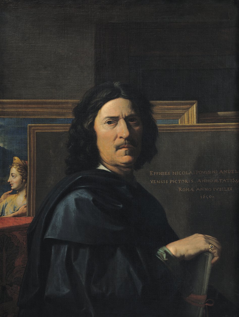 Porträtt av konstnären, 1650 av Nicolas Poussin