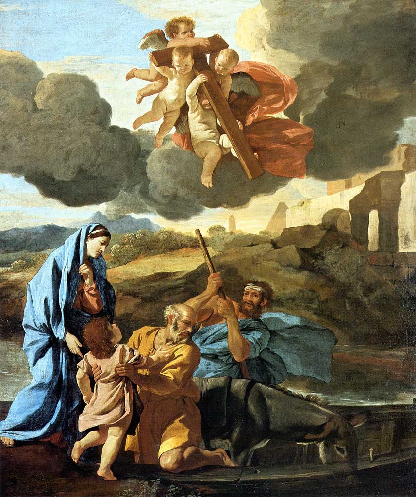 Le Retour d Egypte av Nicolas Poussin