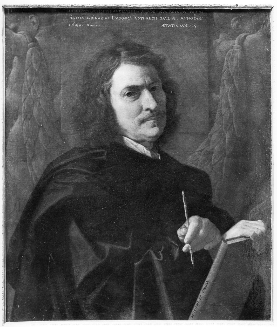 Självporträtt, 1649 av Nicolas Poussin