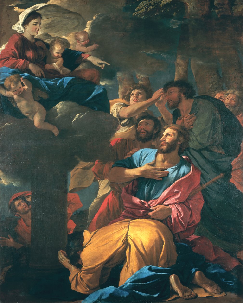 Jungfrun den stores uppenbarelse, c.1629-30 av Nicolas Poussin