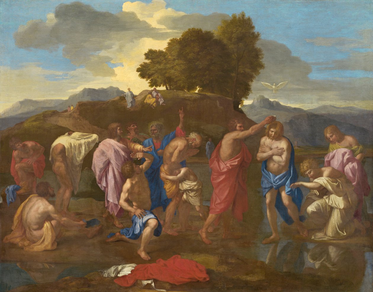 Kristi dop, 1641-42 av Nicolas Poussin