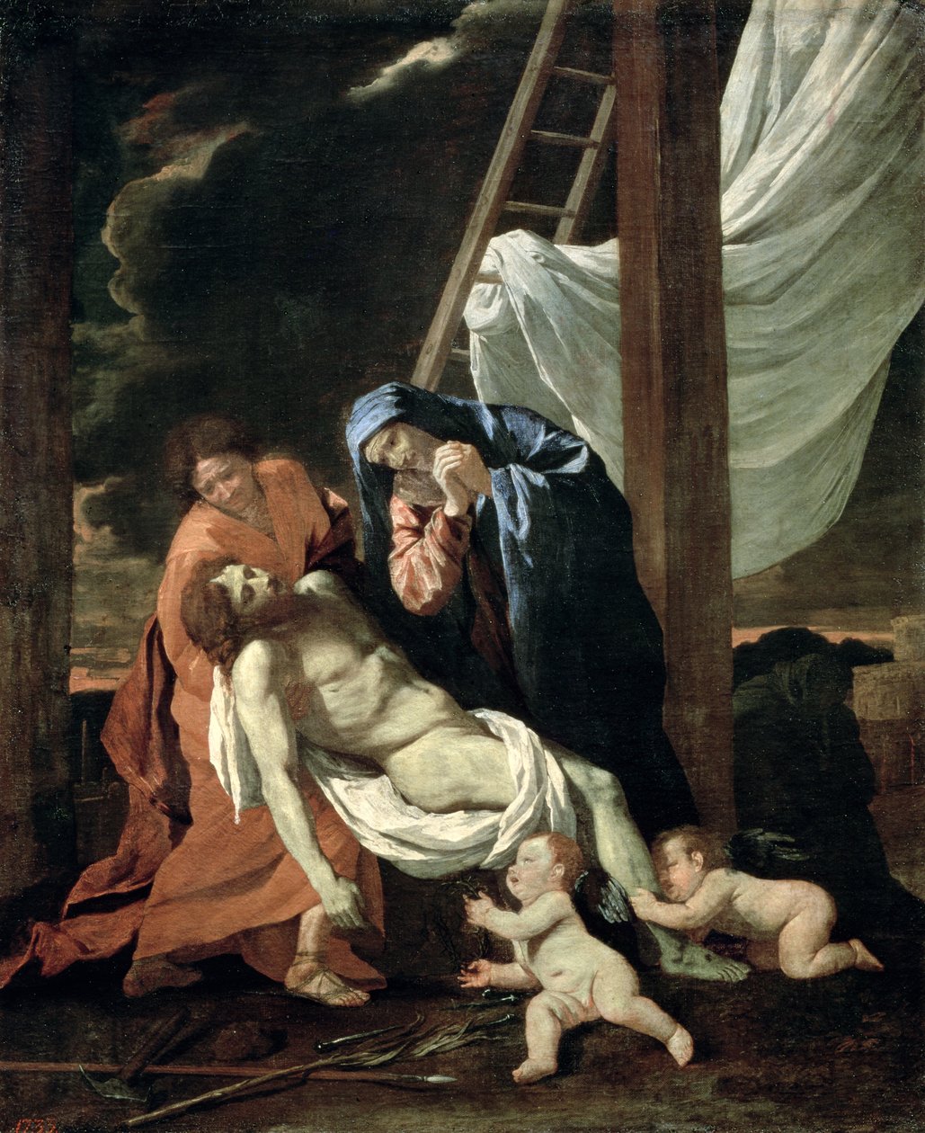 Depositionen, c.1630 av Nicolas Poussin