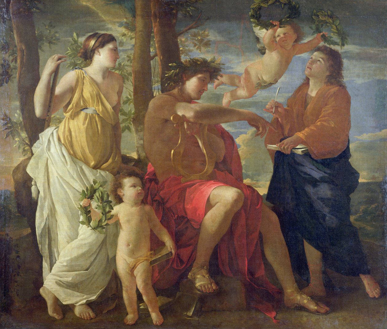 Sa tafe mai le Musuaga a le Tusisolo av Nicolas Poussin