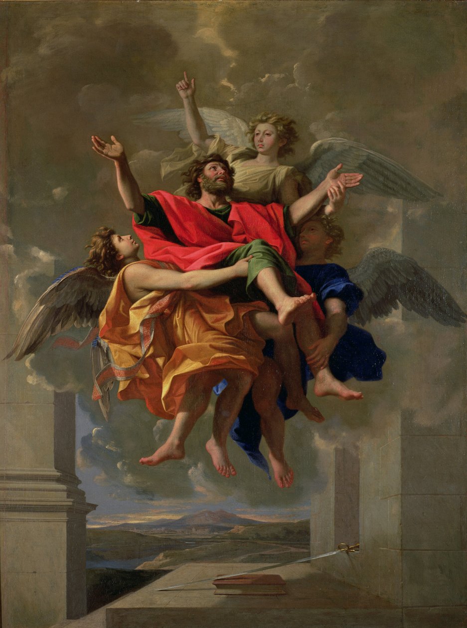 Visionen av St Paul, 1649-50 av Nicolas Poussin