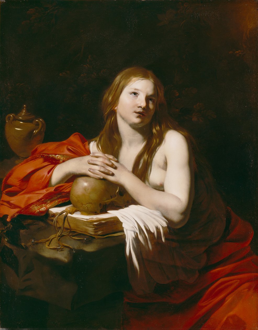 Den ångerfulla Magdalena, ca 1625 av Nicolas Regnier