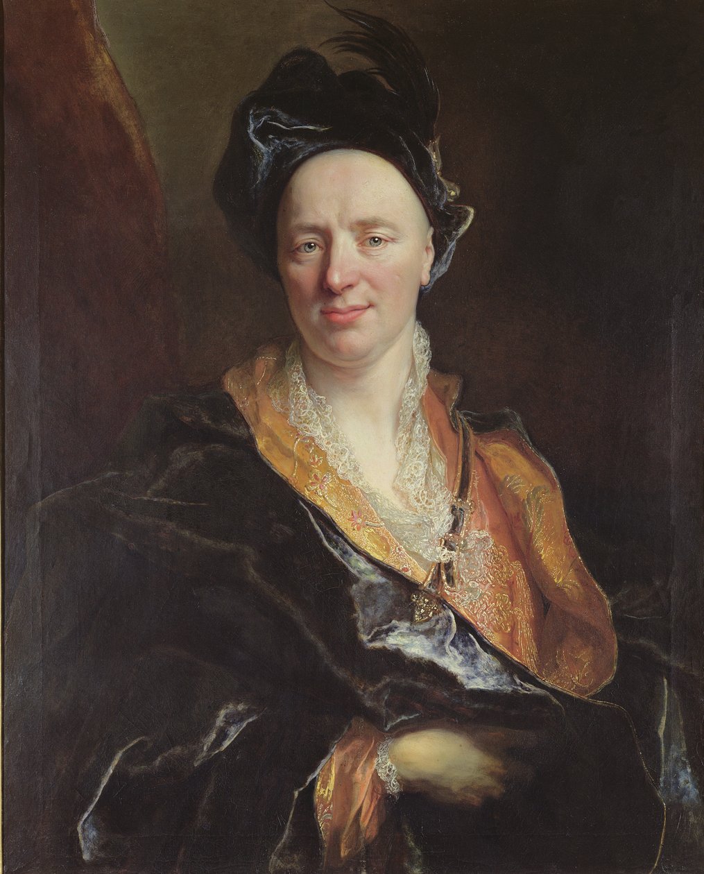 Porträtt av Jean Baptiste Rousseau (1671-1741) 1710 av Nicolas de Largillière
